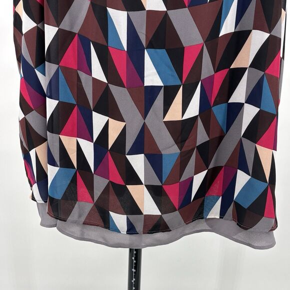 Torrid Sophie Geo Chiffon Double Layer Swing Cami Tank Top Plus Size 4x - Picture 4 of 8